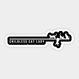 Childless-Cat-Lady Sticker